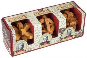 Комплект 3D дървени пъзели Professor Puzzle - 3 бр. - 5060036533649 - Онлайн книжарница Ciela | ciela.com