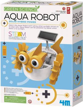 Направи си сам 4M - Воден робот с хибриден соларен панел - 4893156034151 - Онлайн книжарница Ciela | ciela.com