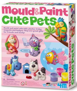 Творчески комплект 4M Mould & Paint Фигури от гипс - Домашни любимци -  онлайн книжарница Сиела | Ciela.com