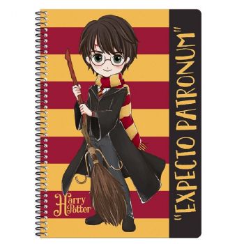 Тетрадка А5 Harry Potter Expecto Patronum спирала, 60 листа - 22402_HP - УЕАР Ю ООД - Онлайн книжарница Ciela | ciela.com
