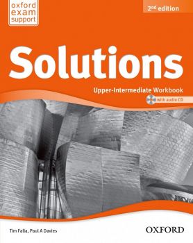 Тетрадка английски език за 9 - 12. кл. Solutions Upper - Intermediate WB & CD PK - ciela.com