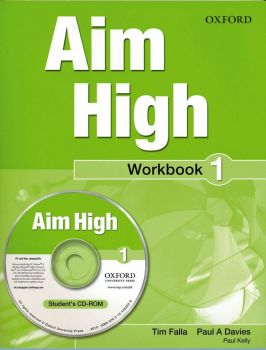 Тетрадка по английски език за 9 - 12. клас Aim High 1 WB PK - ciela.com