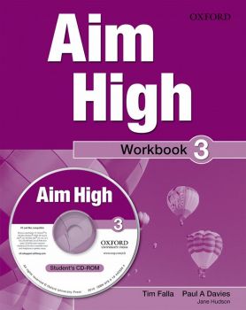 Тетрадка по английски език за 9 - 12. клас Aim High 3 WB PK - ciela.com