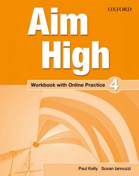 Тетрадка по английски език за 9 - 12. клас Aim High 4 WB & ONL Pack - ciela.com