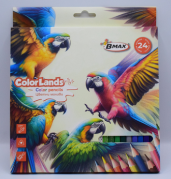 Моливи В-Мах Color Lands 24 цвята - 3800501450819 - Онлайн книжарница Ciela | ciela.com