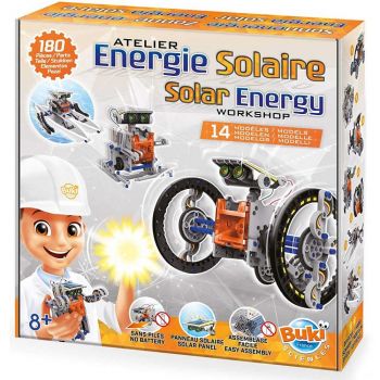 Комплект за експерименти Buki Sciences - Слънчева енергия 14 в 1 - 3700802101529 - Buki France - Онлайн книжарница Ciela | ciela.com