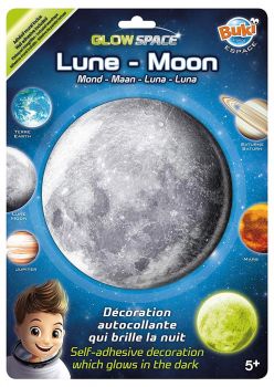 Светеща в тъмното планета Buki Space - Луна - 605566121048 - Buki France - Онлайн книжарница Ciela | ciela.com