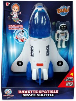 Детска играчка Buki Space Junior - Космически кораб, със звуци и светлини - 3700802103707 - Buki France - Онлайн книжарница Ciela | ciela.com