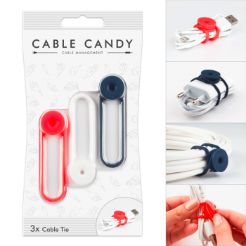 Кабелни връзки Cable Candy - TIES 3 бр микс6