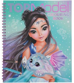 Книжка за оцветяване Depesche TopModel - Dragon World - Dragon Love - 4010070610333 - Depesche - Онлайн книжарница Ciela | ciela.com