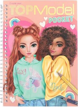 Книжка за оцветяване Depesche TopModel - Lexy & Nycla