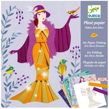 Комплект Направи сам от хартия Djeco - Разноцветни рокли - ciela.com