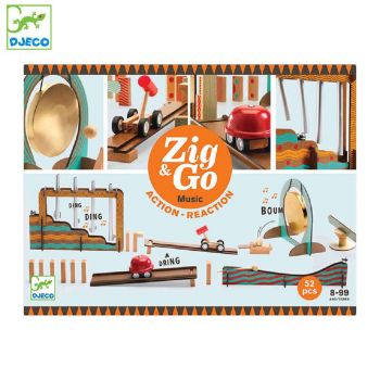 Конструктор Djeco Zig & Go - 52 части - 3070900056459 - Djeco - Онлайн книжарница Ciela | ciela.com
