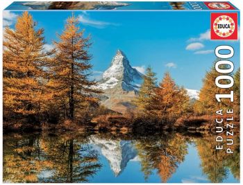 ПЪЗЕЛ EDUCA 1000 ЧАСТИ MATTERHORN MOUNTAIN IN AUTUMN - ciela.com