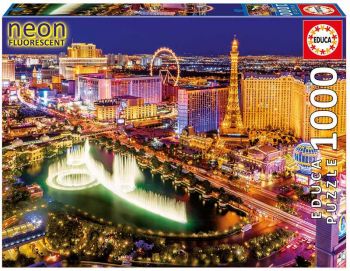 ПЪЗЕЛ EDUCA 1000 ЧАСТИ NEON LAS VEGAS - ciela.com