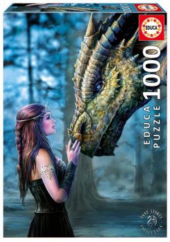 ПЪЗЕЛ EDUCA 1000 ЧАСТИ ONCE UPON A TIME, ANNE STOKES - ciela.com