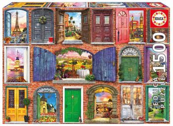 ПЪЗЕЛ EDUCA 1500 ЧАСТИ DOORS OF EUROPE - ciela.com