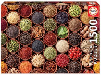 Пъзел Educa 1500 части HERBS AND SPICES -  онлайн книжарница Сиела | Ciela.com