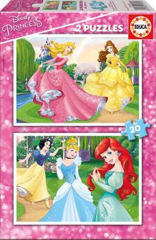 ПЪЗЕЛ EDUCA 2X20 ЧАСТИ DISNEY PRINCESSES - ciela.com