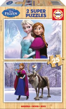 ПЪЗЕЛ EDUCA 2x25 ЧАСТИ FROZEN - ciela.com