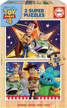 Пъзел Educa 2X25 части  TOY STORY 4 -  онлайн книжарница Сиела | Ciela.com