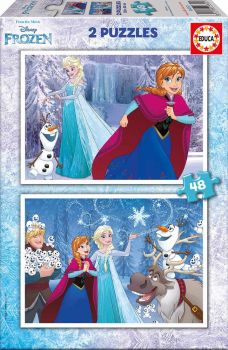 ПЪЗЕЛ EDUCA 2X48 ЧАСТИ FROZEN - ciela.com