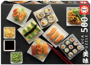 ПЪЗЕЛ EDUCA 500 ЧАСТИ SUSHI - Еduca -  онлайн книжарница Сиела | Ciela.com