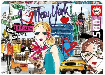 ПЪЗЕЛ EDUCA 500 ЧАСТИ TAKE ME TO NEW YORK - ciela.com