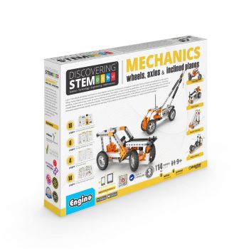 Конструктор Engino STEM Mechanics - Колела, оси, наклони, равнини - 5291664004212 - Engino - Онлайн книжарница Ciela | ciela.com