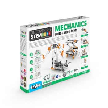 Конструктор Engino STEM Mechanics - Зъбни колела и валове - 5291664004243 - Engino - Онлайн книжарница Ciela | ciela.com