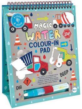 Книжка за оцветяване Floss and Rock Magic Water - Превозни средства - 5055166357685 - Онлайн книжарница Ciela | ciela.com