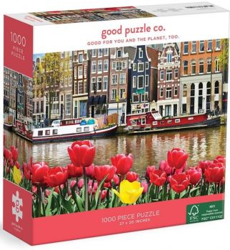 Пъзел Good Puzzle - Цветя в Амстердам - 1000 части - 9780735371521 - Онлайн книжарница Ciela | ciela.com