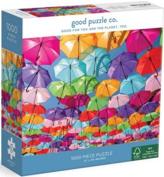 Пъзел Good Puzzle - Цветни чадъри - 1000 части - 9780735371590 - Онлайн книжарница Ciela | ciela.com