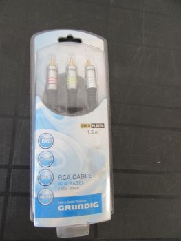 Кабели GRUNDIC - GOLD 3 - 1.5 - нарушен търговски вид - 8711252510859 - Онлайн книжарница Ciela | ciela.com