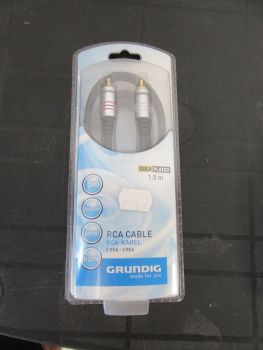 Кабел GRUNDIG - GOLD 2 ЧИНЧА 1.5 M - нарушен търговски вид - 8711252510842 - оказион - Онлайн книжарница Ciela | ciela.com