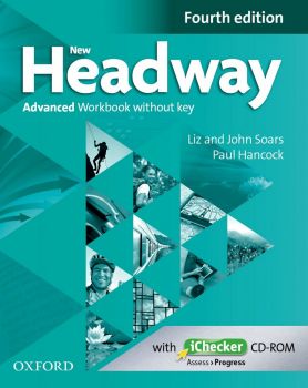 Тетрадка по английски език Headway 4E Advanced WB W - O key & Icheck PK - ciela.com