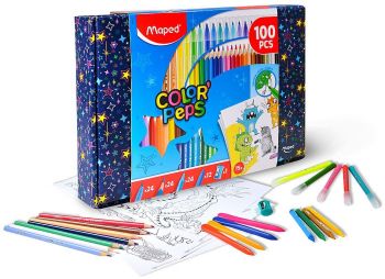 Комплект за рисуване Maped Color Peps - 100 части - 3154149847211 - Онлайн книжарница Ciela | ciela.com