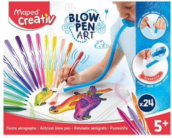 Творчески комплект Maped Creativ - Blow Pen Art, 31 части - 3154148467120 - Maped - Онлайн книжарница Ciela | ciela.com