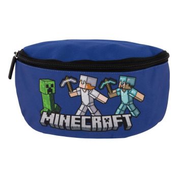 Чанта за кръста Minecraft Blue