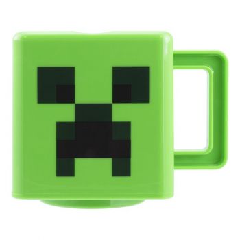 Пластмасова чаша Minecraft Creeper Green