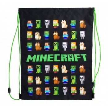 Ученическа спортна торба Minecraft Multi Characters - 5901137162553 - Онлайн книжарница Ciela | ciela.com