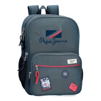 Ученическа раница Pepe Jeans Kay с две отделения и преден джоб - 8435692708705 - Joumma Bags S.L. - Онлайн книжарница Ciela | ciela.com