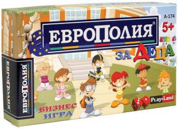 Настолна игра Play Land - Европолия за деца