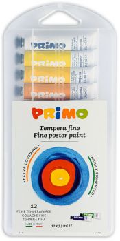 Темперни боички Primo - 14 цвята x 4.5 ml - 8006919308819 - Онлайн книжарница Ciela | ciela.com