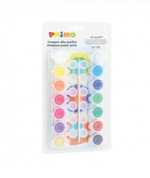 Темперни боички Primo - 14 цвята x 4.5 ml - 8006919308819 - Онлайн книжарница Ciela | ciela.com