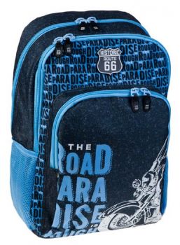 Ученическа раница Route 66 2022 - Busquets - 8422829663693 - Онлайн книжарница Ciela | ciela.com
