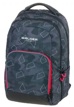 Ученическа раница Schneiders Walker College 2.0 - Grey Polygon - 9002638228093 - Онлайн книжарница Ciela | ciela.com