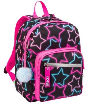 Ученическа раница Seven SJ Ever Star Shaped с две отделения - 8055714146843 - Онлайн книжарница Ciela | ciela.com
