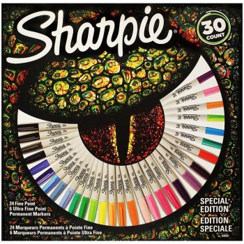Комплект перманентни маркери Sharpie Crocodile eye, 30 броя - онлайн книжарница Сиела | Ciela.com 