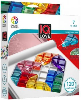 Детска логическа игра Smart Games - Iq Love, със 120 предизвикателства - Smart Games - 5414301524397 - Онлайн книжарница Ciela | ciela.com